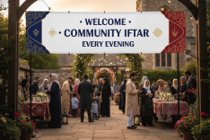 Religious Event Mesh Banners