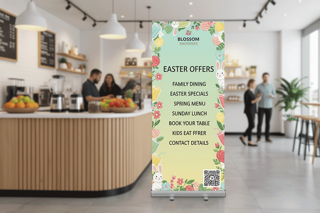 Smoothie Bar Easter Banner Stands