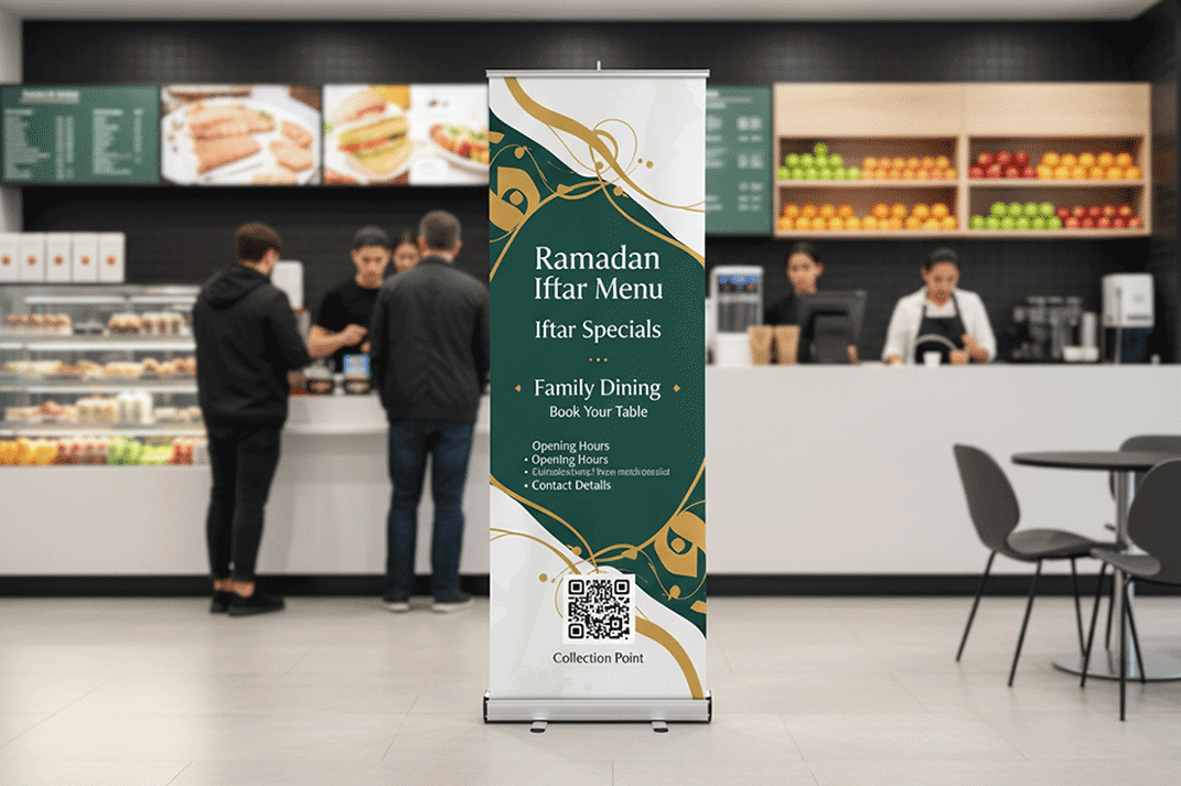 Smoothie Bar Ramadan Banner Stands