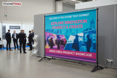 Tech Exhibition Backdrop Banner Printing