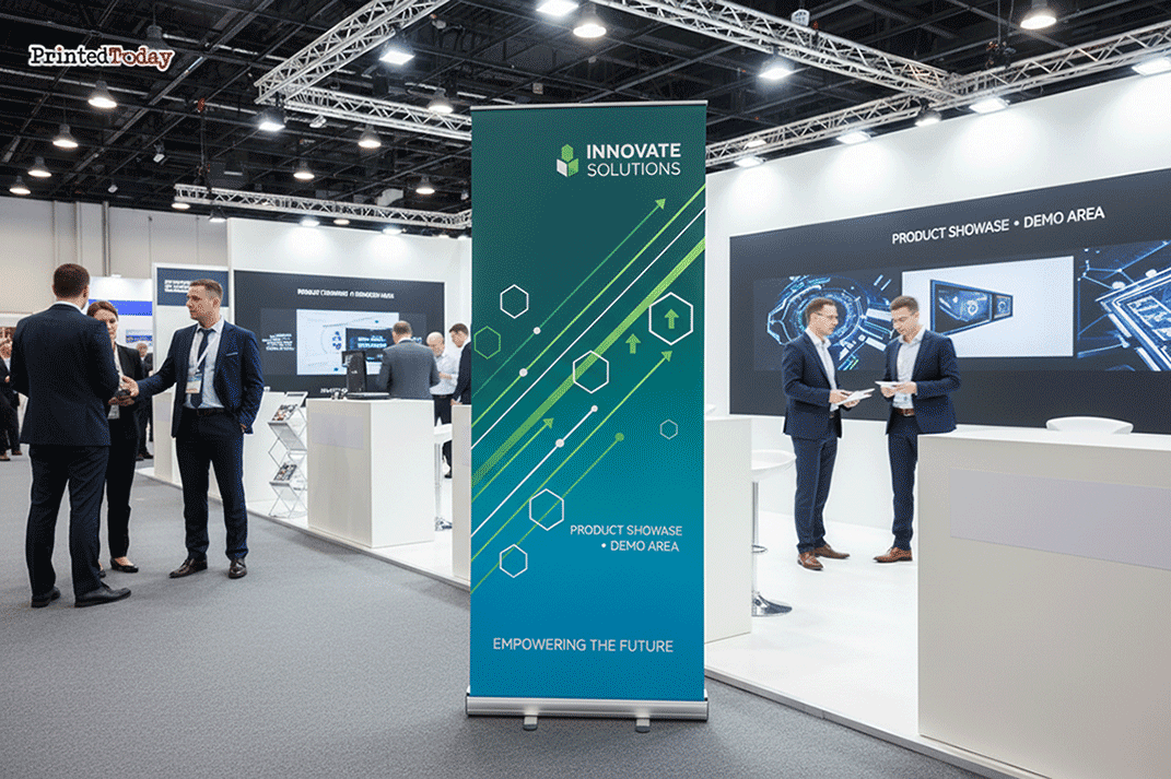 Tech Exhibition Banner Stands
