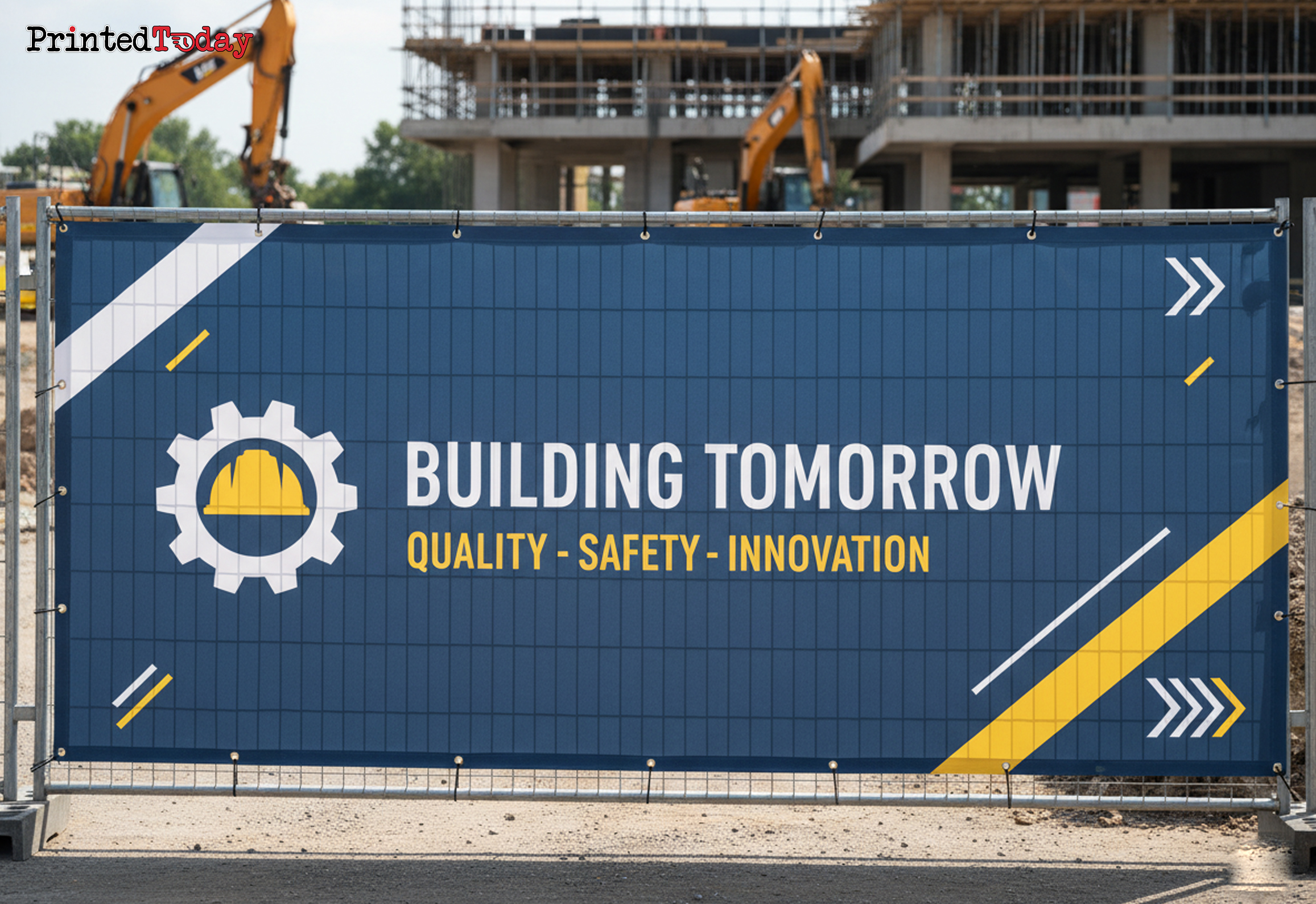 Building Contractors Heras Fence Banners