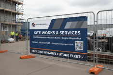 Automotive Contractors Banner Printing