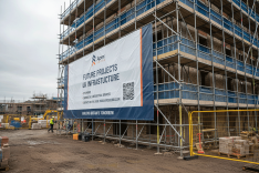 Building Contractors Scaffolding Banner Printing