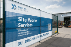Construction Suppliers Mesh Banners