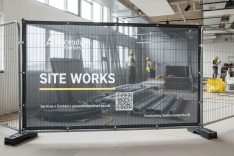 Fit Out Companies Mesh Banners