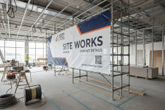 Fit Out Companies Scaffolding Banner Printing