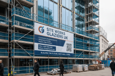 Glaziers Scaffolding Banner Printing