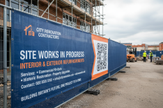 Refurbishment Contractors Mesh Banners