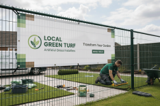 Artificial Grass Installers Mesh Banners