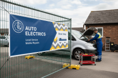 Auto Electricians Mesh Banners