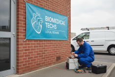Biomedical Technicians Banner Printing