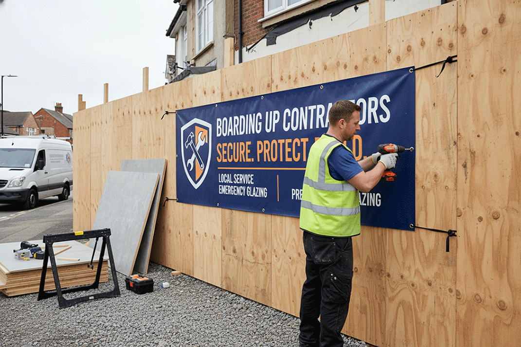 Boarding Up Contractors Marketing Printing