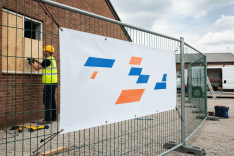 Boarding Up Contractors Mesh Banners