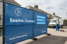 Cleaners Mesh Banners