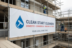 Cleaners Scaffold Banners