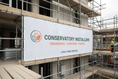 Conservatory Installers Scaffold Banners