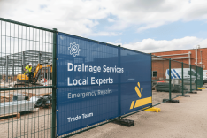 Drainage Contractors Mesh Banners