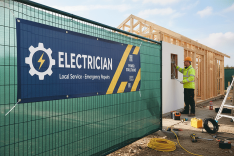 Electricians Mesh Banners