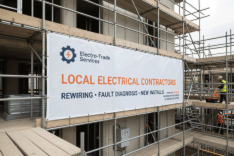 Electricians Scaffold Banners