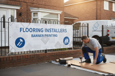 Flooring Installers Banner Printing