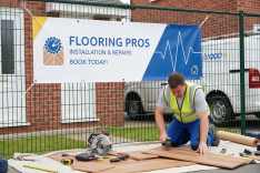 Flooring Installers Mesh Banners