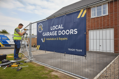 Garage Door Installers Mesh Banners