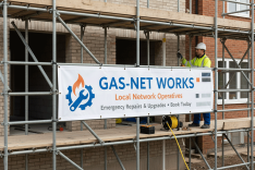 Gas Network Operatives Scaffold Banners