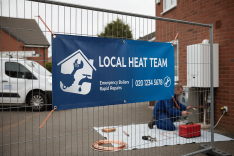 Heating Engineers Banner Printing