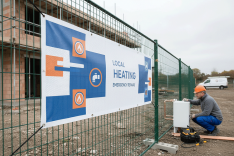 Heating Engineers Mesh Banners
