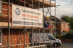 Heating Engineers Scaffold Banners