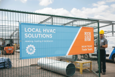 HVAC Engineers Mesh Banners