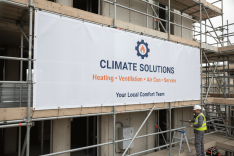 HVAC Engineers Scaffold Banners