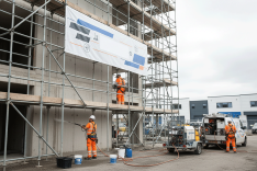 Industrial Cleaners Scaffold Banners