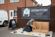 Kitchen Fitters Banner Printing
