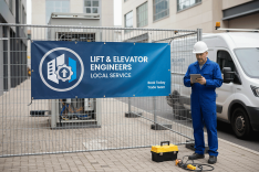 Lift & Elevator Engineers Banner Printing