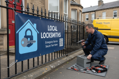Locksmiths Banner Printing