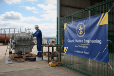 Marine Engineers Mesh Banners