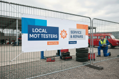 Mechanics & MOT Testers Mesh Banners