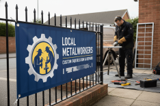 Metal Workers Banner Printing