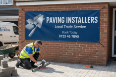 Paving Installers Banner Printing