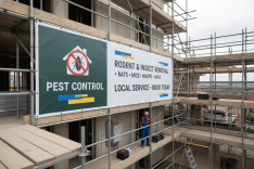 Pest Controllers Scaffold Banners