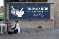 Pharmacy Technicians Banner Printing