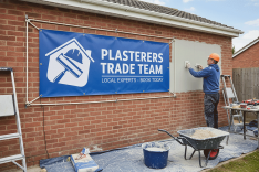 Plasterers Banner Printing