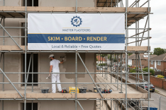 Plasterers Scaffold Banners