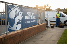 Property Maintenance Contractors Banner Printing