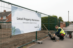 Property Maintenance Contractors Mesh Banners