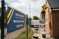 Roofers Mesh Banners
