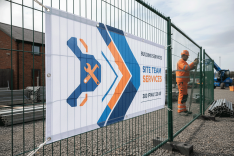 Scaffolders Mesh Banners