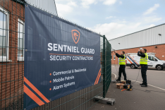 Security Contractors Mesh Banners